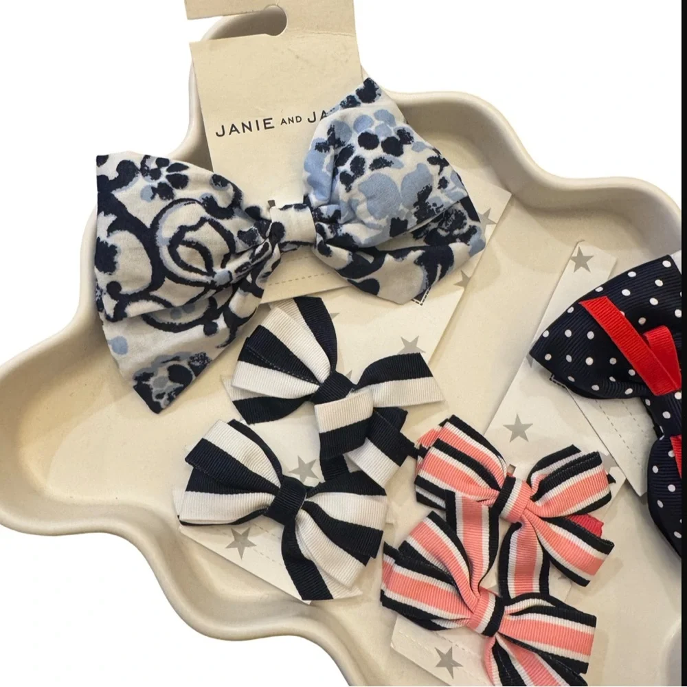Janie and Jack Baby OS Bows - Set of 4